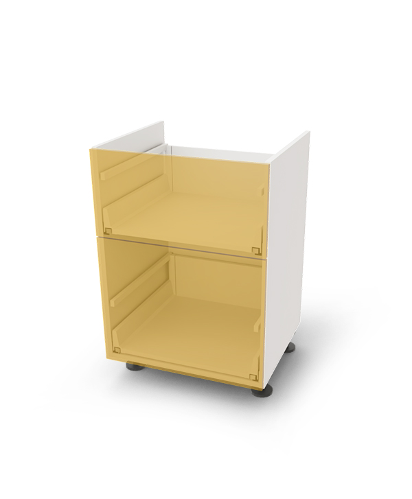 Spodní skříňka pro varnou desku se 2 zásuvkami, 60 cm