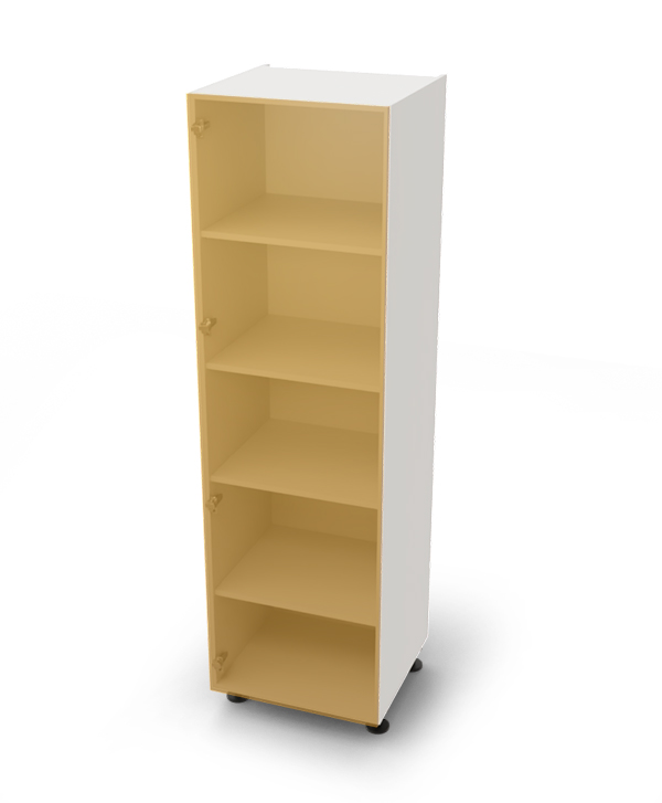 Vysoká skříňka s dvířky, 60 cm