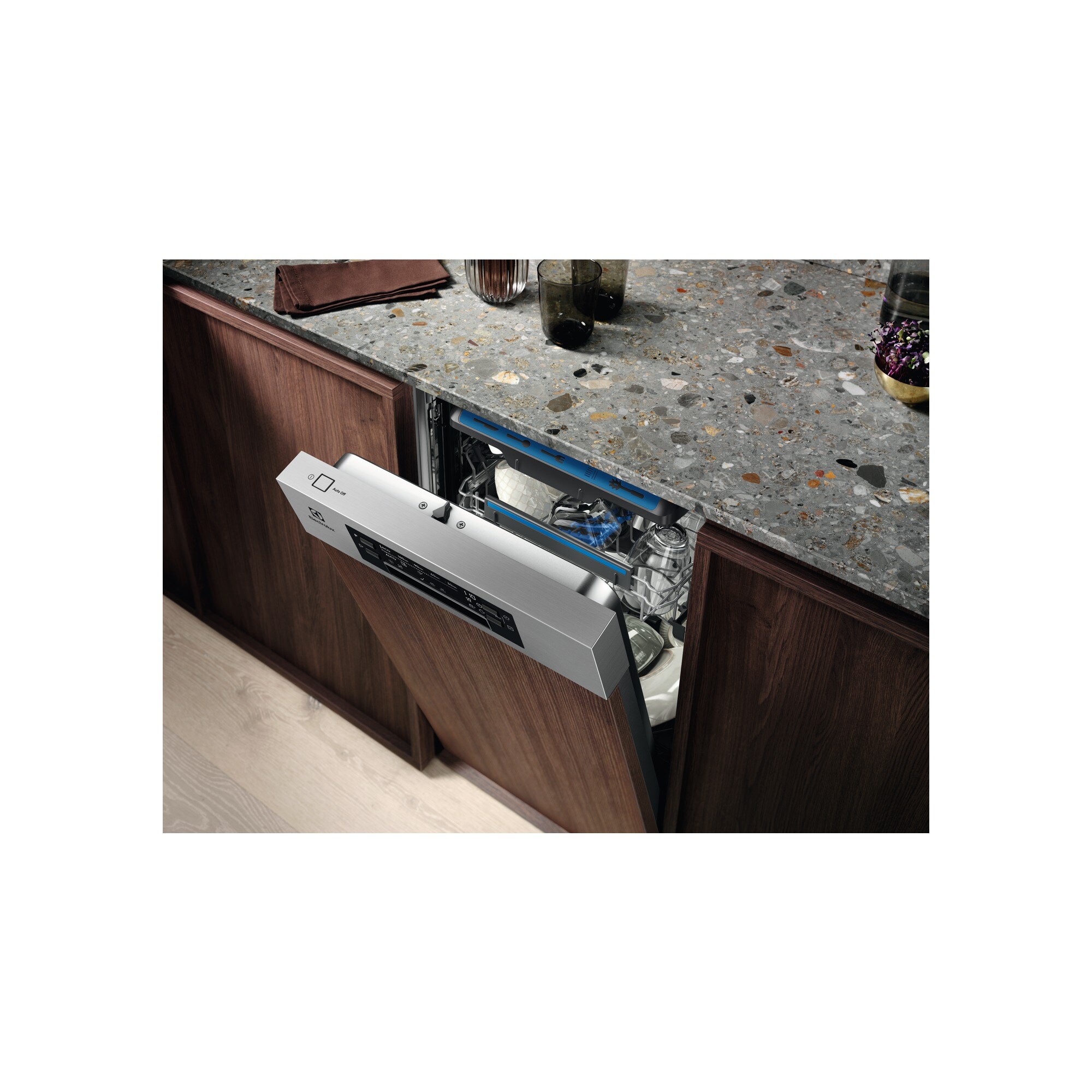 Electrolux 700 FLEX MaxiFlex EEM43300IX - Myčka nádobí - s panelem 45 cm