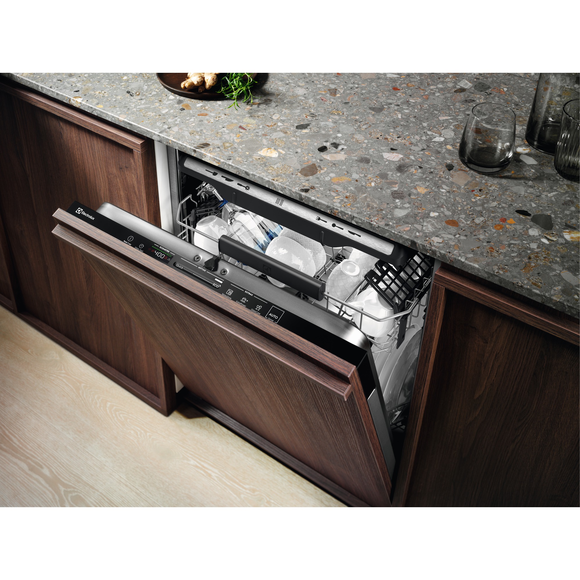 Electrolux 800 SprayZone EEZ69410W - Myčka nádobí - plně integrovaná 60 cm
