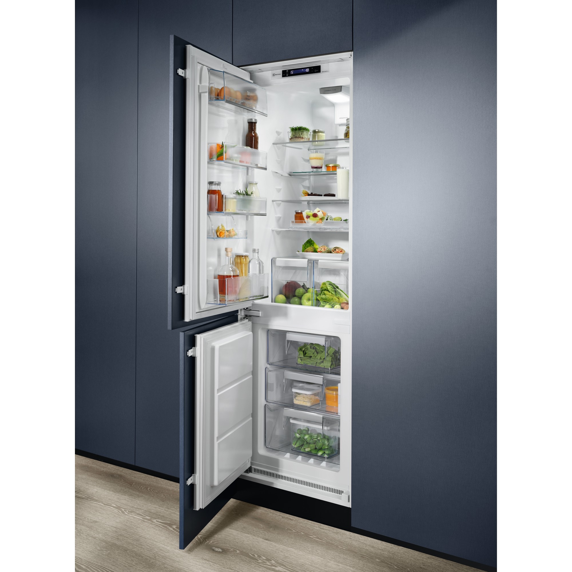 Electrolux FlexiShelf KNT4FD18S - Chladnička kombinovaná s mrazákem dole