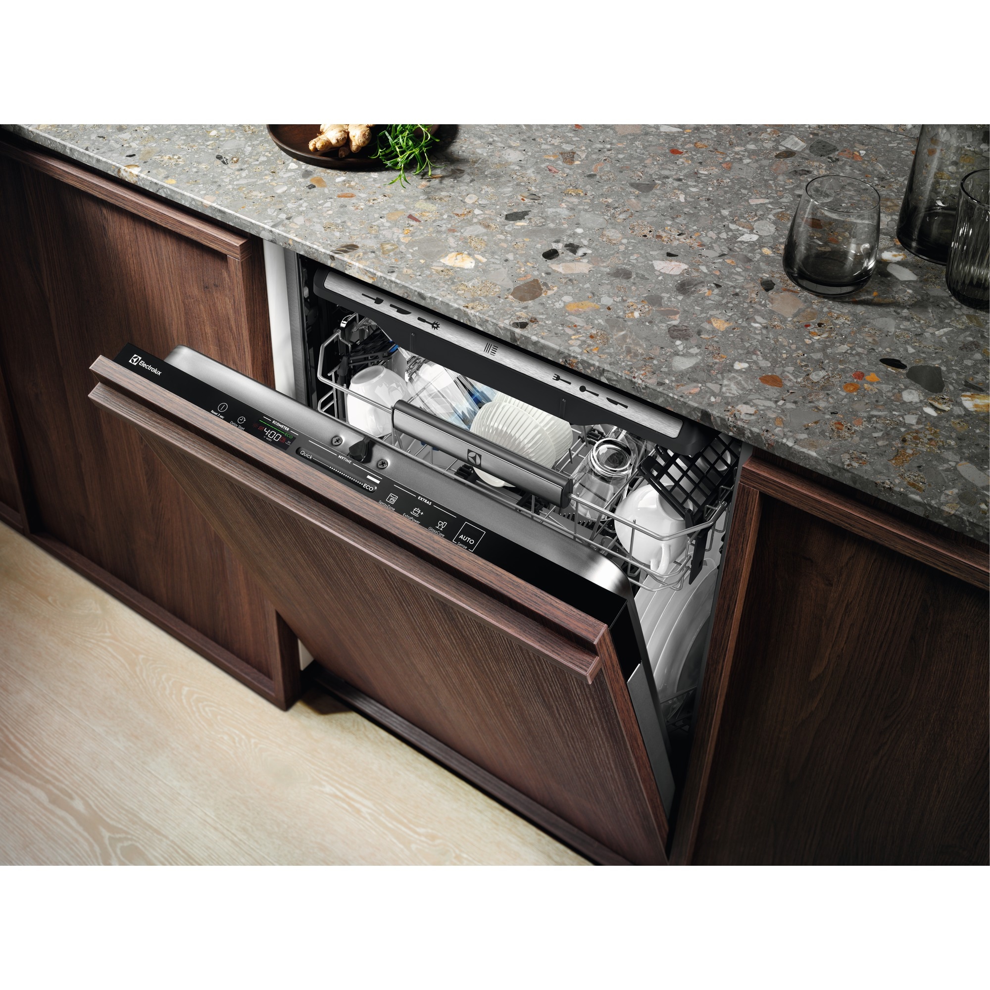 Electrolux 700 GlassCare EEG68600W - Myčka nádobí - plně integrovaná 60 cm