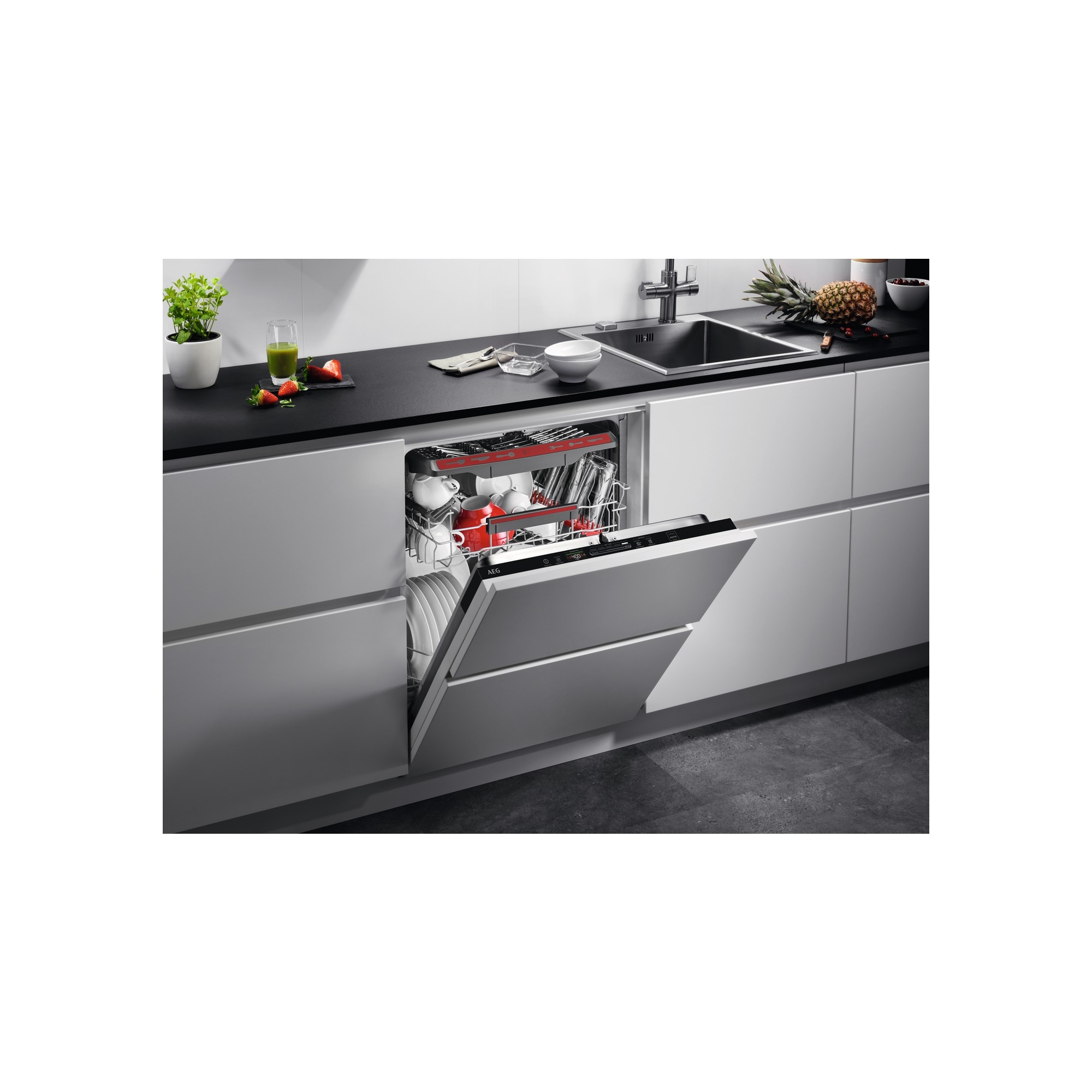 AEG 6000 Mastery MaxiFlex FSB64907Z - Myčka nádobí - plně integrovaná 60 cm