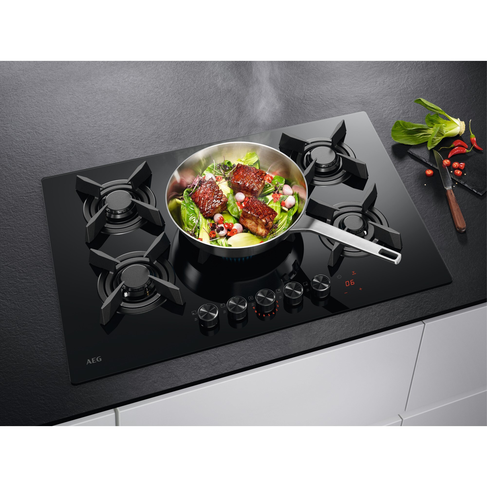 AEG Mastery FlameLight HKB75453NB - Deska plynová