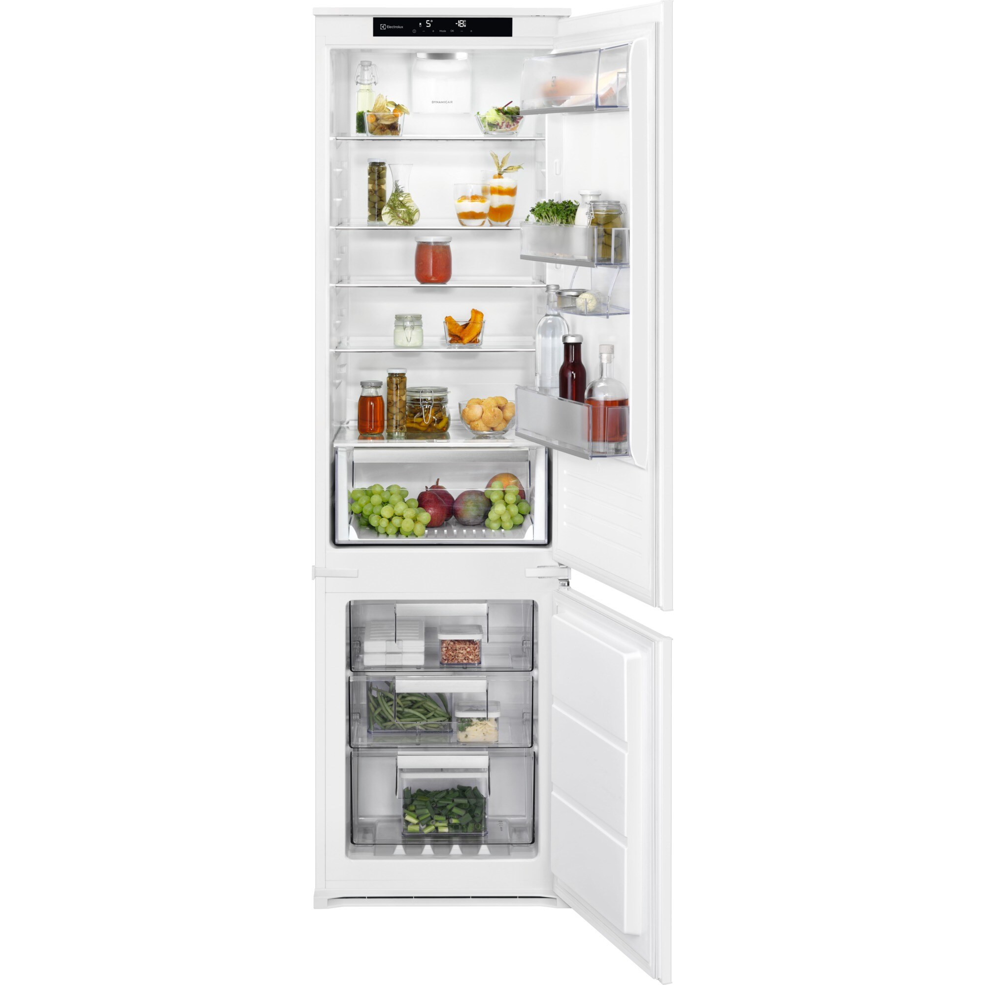 Electrolux NoFrost ENS6TE19S - Chladnička kombinovaná s mrazákem dole NF