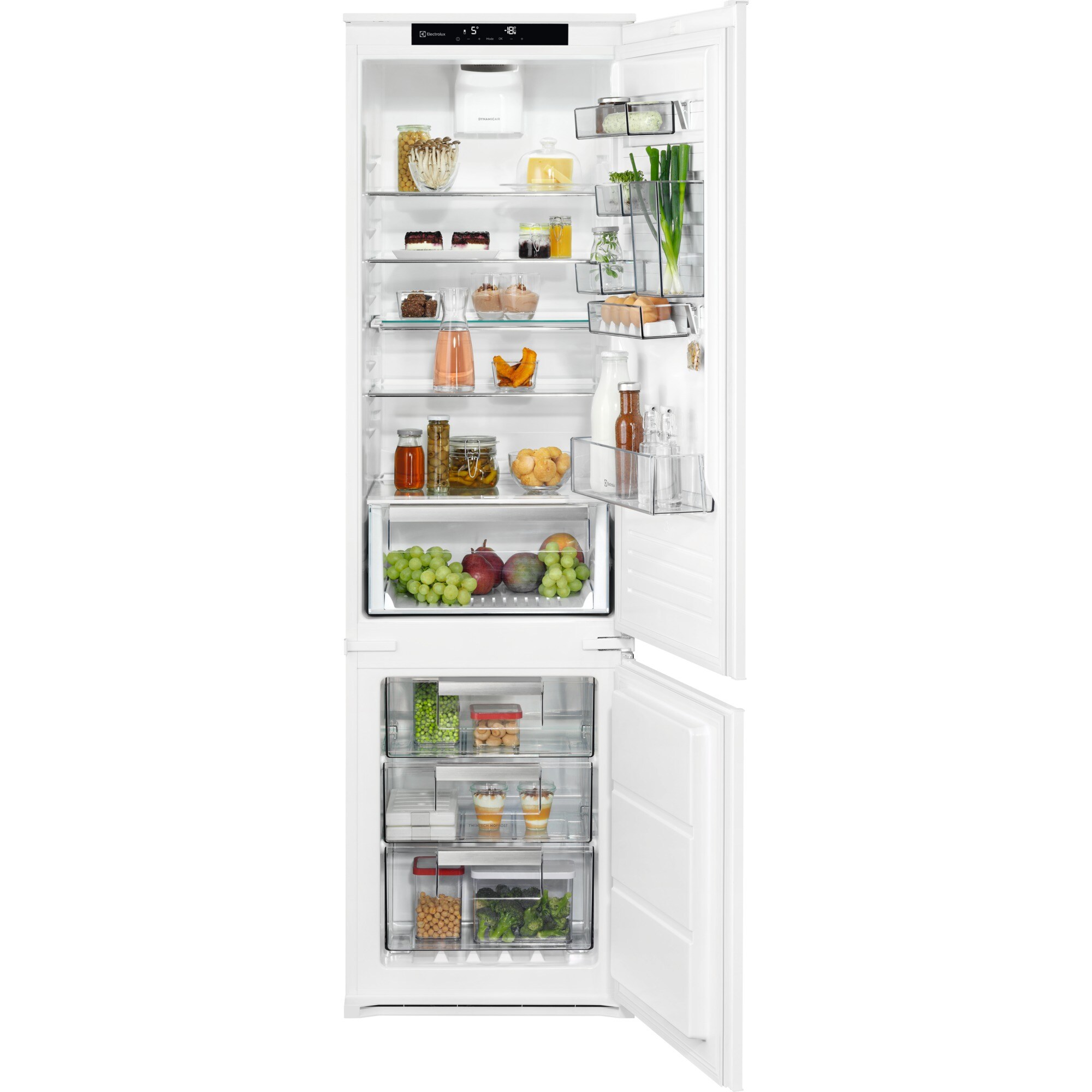 Electrolux CustomFlex ENS8TE19S - Chladnička kombinovaná s mrazákem dole NF