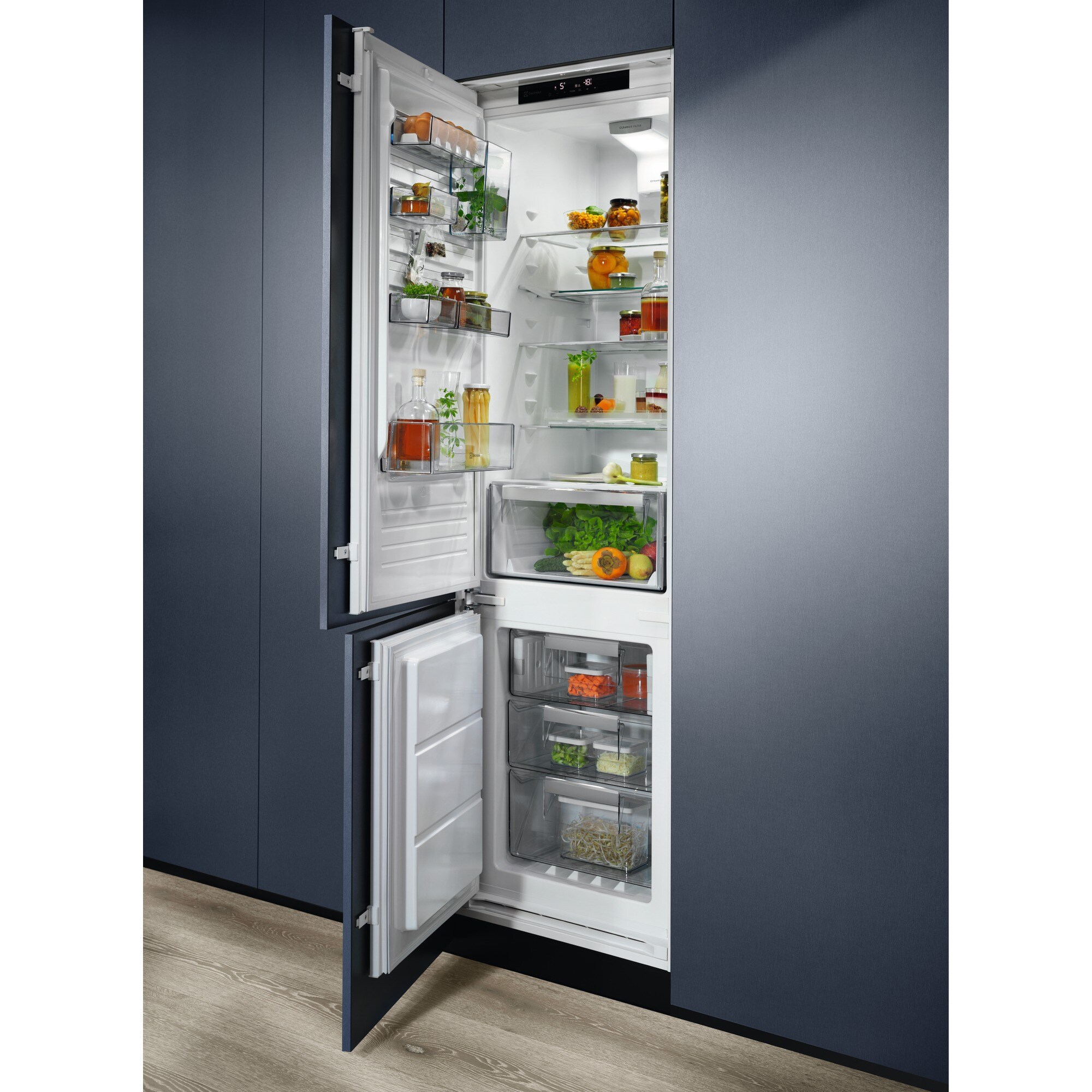 Electrolux CustomFlex ENS8TE19S - Chladnička kombinovaná s mrazákem dole NF