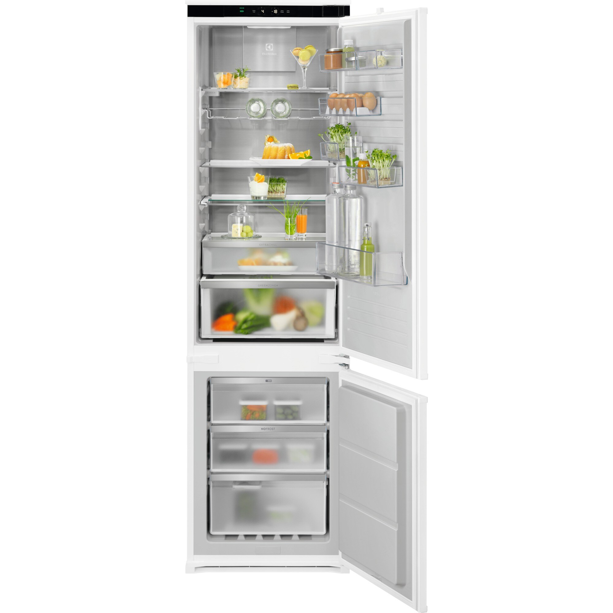 Electrolux 800 Cooling 360 ENC8MD19S - Chladnička kombinovaná s mrazákem dole NF